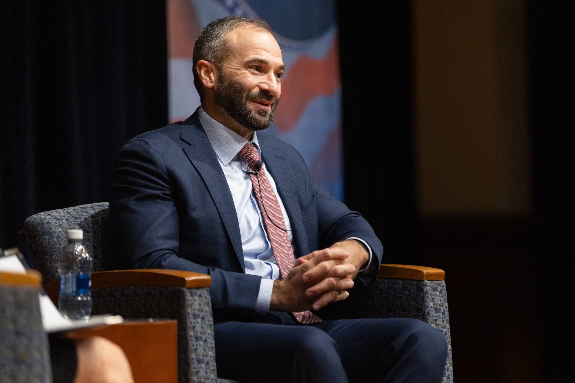 Speakers in conversation